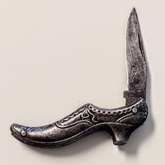 ANTIQUE German Miniature Victorian Shoe Pen Knife ~ GLOBE Cutlery Co ~ Rare Find - Picture 4 of 13